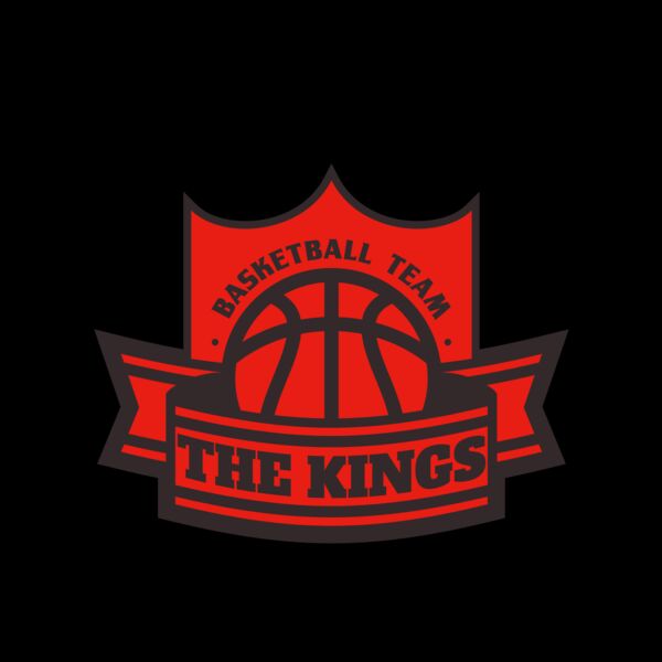 The Kings Basketball team Logo Template Thumbnail
