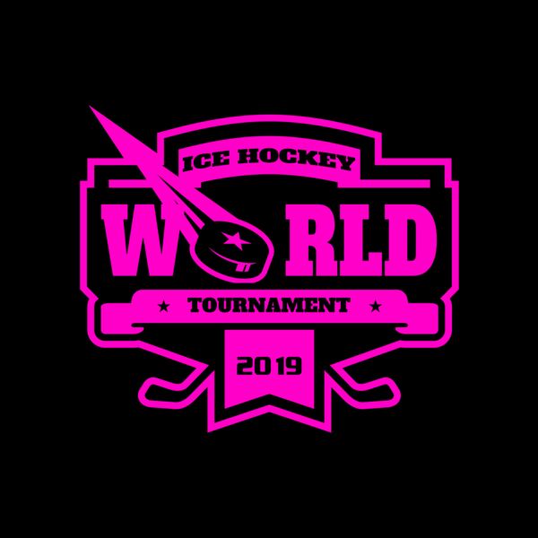 World Ice Hockey Tournament logo template Thumbnail