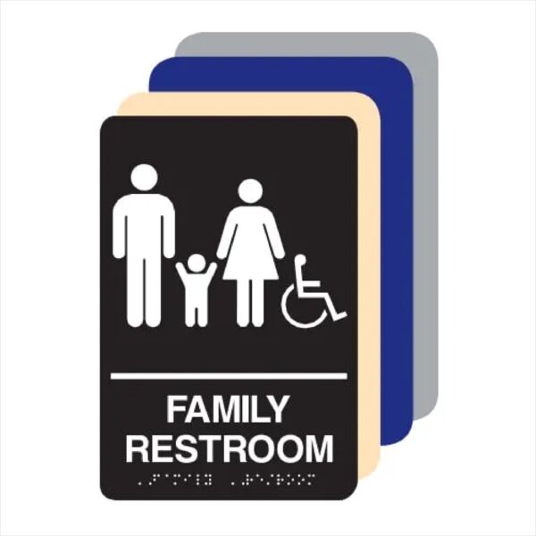 Family Accessible ADA Restroom Sign Thumbnail