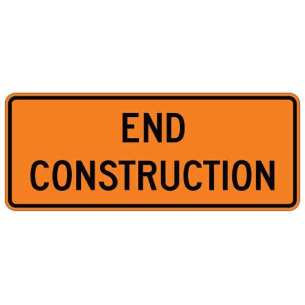End Construction Sign Thumbnail