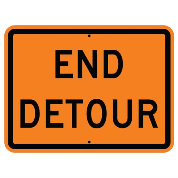 End Detour Sign Thumbnail