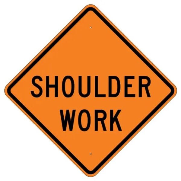 Shoulder Work Sign Thumbnail