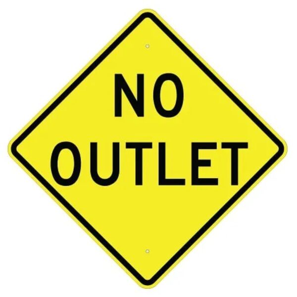 No Outlet Sign Thumbnail