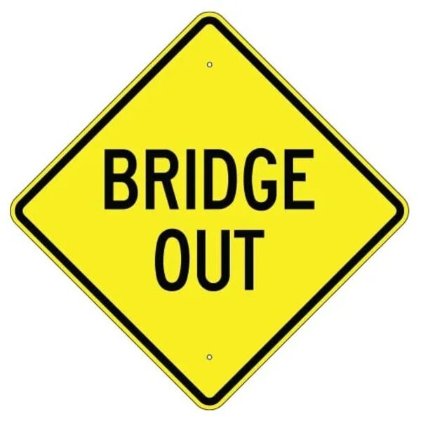 Bridge Out Sign Thumbnail