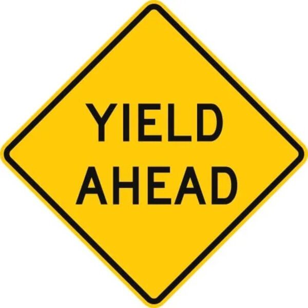 Yield Ahead Sign Thumbnail