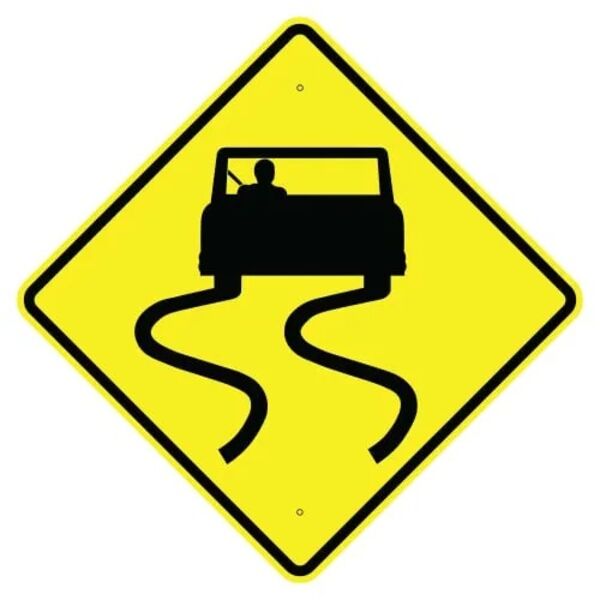 Slippery When Wet Symbol Sign Thumbnail
