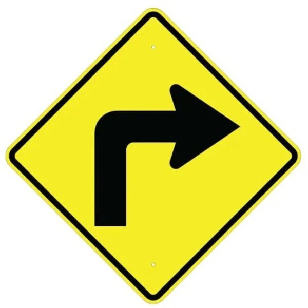 Right Turn Arrow Sign Thumbnail