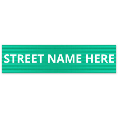 Extruded Street Sign Thumbnail