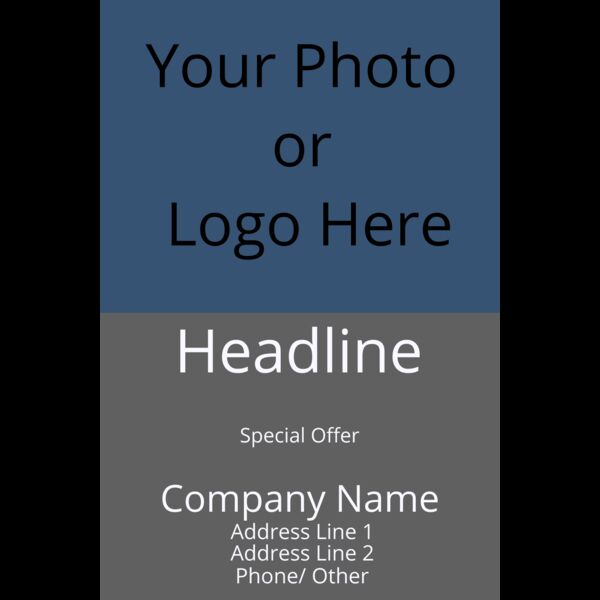 Vertical Postcard Template Thumbnail